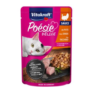 Vitakraft Poesie Με Στήθος Γαλοπούλας 85g
