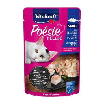 Vitakraft Poesie Με Ψάρι Σε Σάλτσα 85g