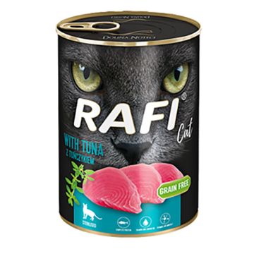 Rafi Κονσερβα Γάτας Πατέ Sterilised Με Τόνο 400G