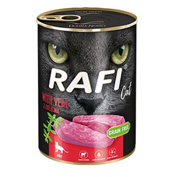 Rafi Κονσερβα Γάτας Πατέ Με Μοσχάρι 400G