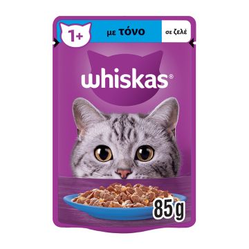 Whiskas Σε Ζελέ Με Τόνο 85G