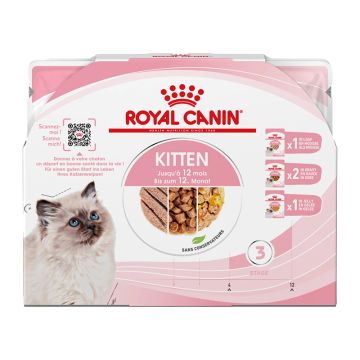 Royal Canin Wet Kitten Multipack 85G 3+1 Δώρο