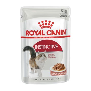 Royal Canin Cat Instictive Gravy 85gr 3+1 Δώρο