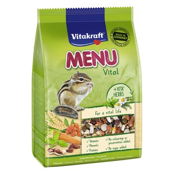 Vitakraft Menu Vital Για Σκίουρους Με Δημητριακά  600G