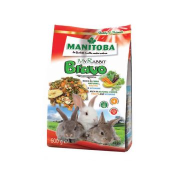 Manitoba Bravo Τροφή Για Κουνέλια 600G