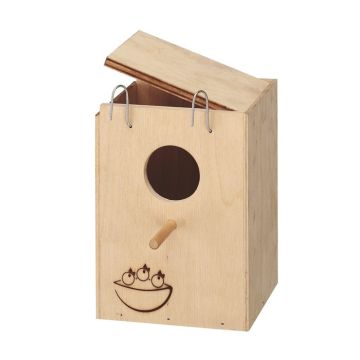 Ferplast Nido Small Ξύλινη Φωλιά 13x12x17cm