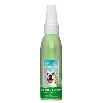 Tropiclean Oral Care Spray Με Βανίλια & Μέντα 118ml