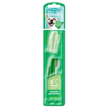 Tropiclean Οδοντόβουρτσα Finger Brush 2Τεμ
