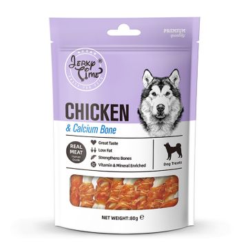 Jerky Time Chicken Calcium Bone 80G