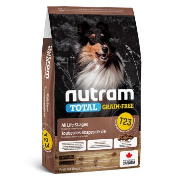 Nutram T23 Total Grain-Free Με Κοτόπουλο & Γαλοπούλα 11.4Kg