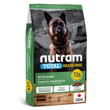 Nutram T26 Total Grain-Free Με Αρνί & Φακές 11.4Kg
