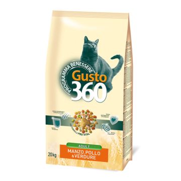 Gusto Με Βοδινό, Κοτόπουλο & Λαχανικά 20Kg