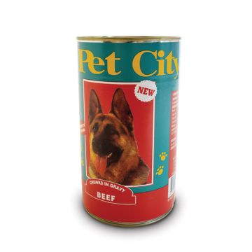 Pet City Σκύλου Με Βοδινό 1250G