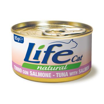 Life Cat Με Τόνο & Σολομό 85G