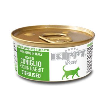 Kippy Γάτας Πατέ Sterilised Με Κουνέλι 85G