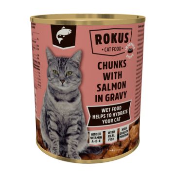 Rokus Γάτας Με Σολομό 810G