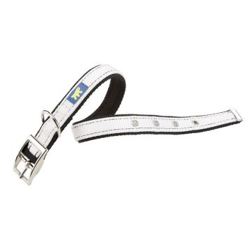 Ferplast Dual Κολάρο - Περιλαίμιο Σκύλου Λευκό 25mm/37-45cm