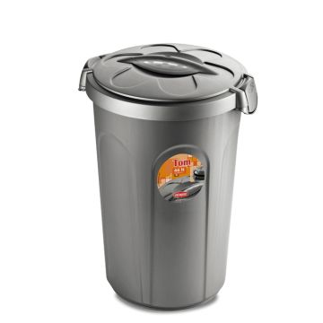 Stefanplast Tom Δοχείο Αποθήκευσης Γκρι 46Lt