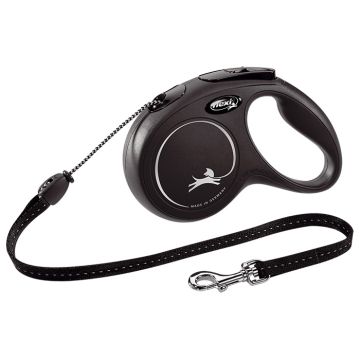 Flexi New Classic M Cord 5M Μαύρο