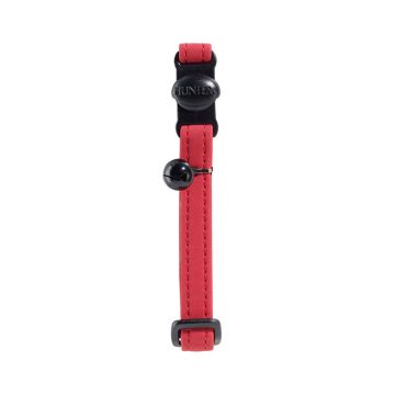 Hunter Δερμάτινο Περιλαίμιο Softie Κόκκινο 16-25cm