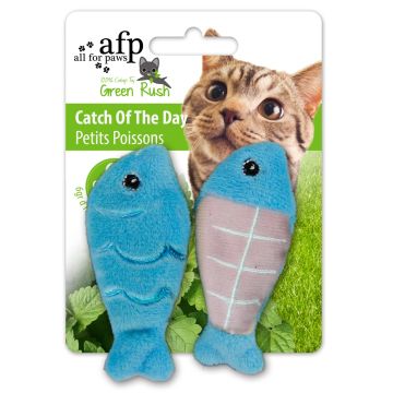 AFP Παιχνίδι Γάτας Green Rush Catch Of The Day 5cm με Catnip