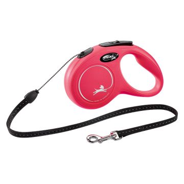 Flexi New Classic S Cord 5M Κόκκινο