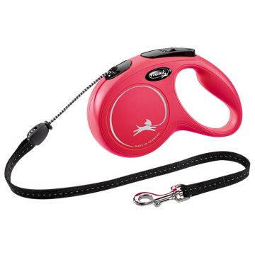 Flexi New Classic M Cord 5M Κόκκινο