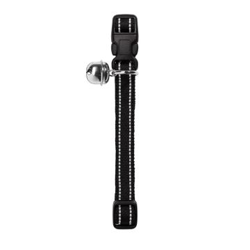 Hunter Περιλαίμιο Νάυλον Γάτας Flashlight Μαύρο 20-32cm