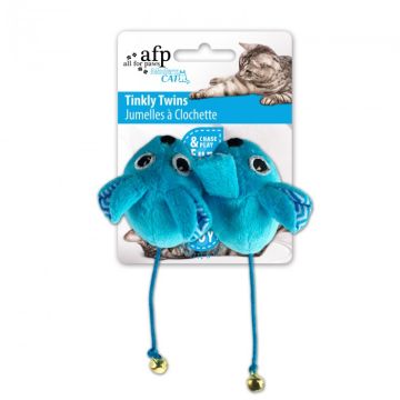 AFP Παιχνίδι Γάτας Modern Cat Tinkly Twins 6cm 2τμχ