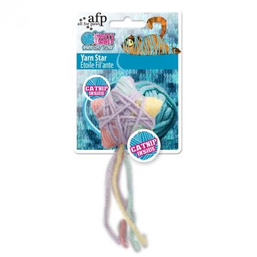 AFP Παιχνίδι Γάτας Αστέρι Knotty Habit Yarn 12cm με Catnip