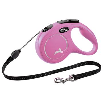 Flexi New Classic M Cord 5M Ροζ