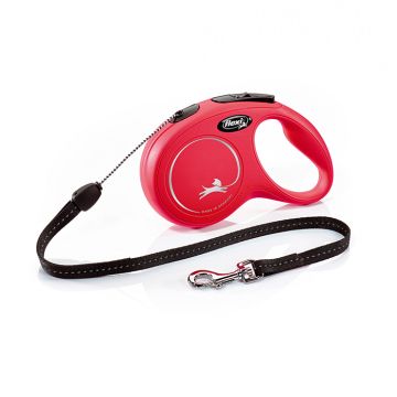 Flexi New Classic S Cord 8M Κόκκινο