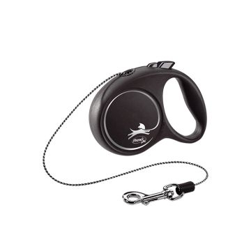 Flexi Black Design XS Cord Ασημι 3M