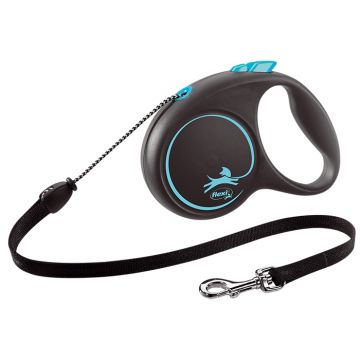 Flexi Black Design M Cord Μπλε 5M