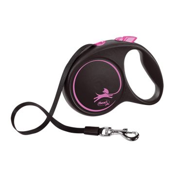 Flexi Black Design M Tape Ροζ 5M