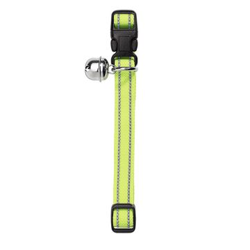 Hunter Περιλαίμιο Νάυλον Γάτας Flashlight Κίτρινο 20-32cm