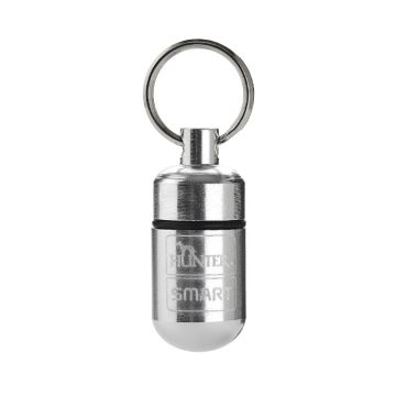 Hunter Βαρελακι Για Ταυτότητα Aluminum Id Tube Large Ασημί
