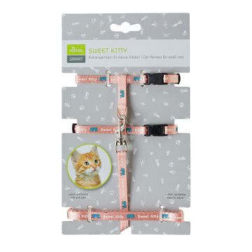 Hunter Οδηγός Και Σαμαράκιι Γάτας Sweet Kitty Ροζ 23-37cm
