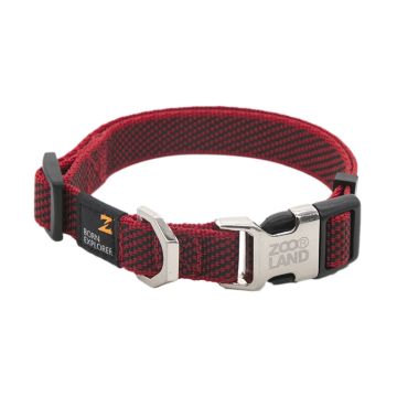 Zooland Περιλαίμιο Mixer Lead Series L Κόκκινο/Μαύρο 25mm x42-60cm