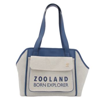 Zooland Τσάντα Μεταφοράς Canvas Μπλε 36x18x28cm