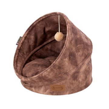 Scruffs Κρεβάτι Γάτας Kensington Καφέ S 44x44x48cm