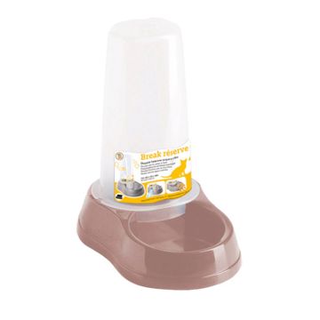 Stefanplast Break Reserve 0.65Lt Αυτόματη Ταΐστρα-Ποτίστρα Καφέ