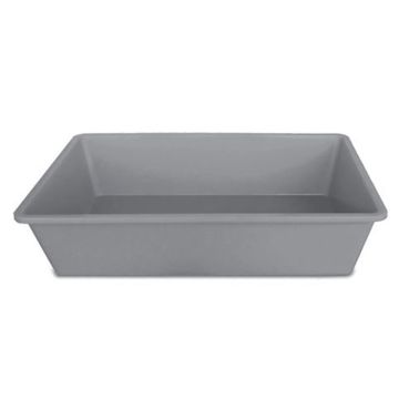 Stefanplast Λεκάνη Γάτας Cat Litter Tray 1 Γκρι 40x30x10cm