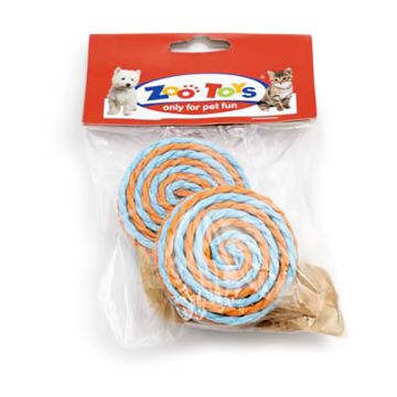 Pet Παιχνίδι Γάτας Δίσκος με Φτερά 6cm 2τεμ
