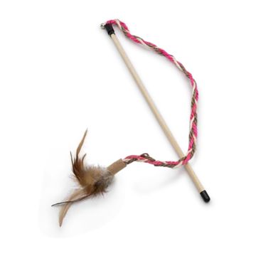 Pet Παιχνίδι Γάτας Teaser Ξύλινο με Σχοινί 40cm