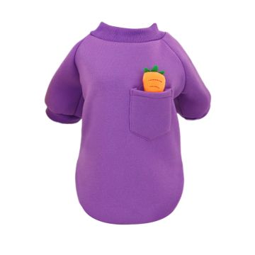 Pet Μπλούζα Σκύλου Μωβ Με Καρότο XXL 40cm