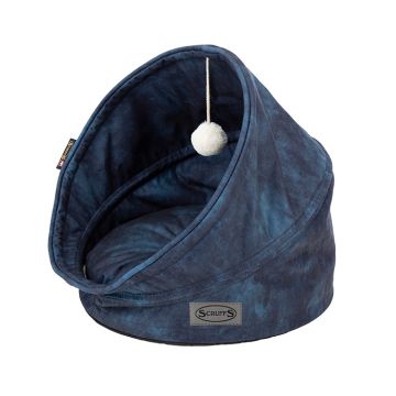 Scruffs Κρεβάτι Γάτας Kensington Μπλε S 44x44x48cm