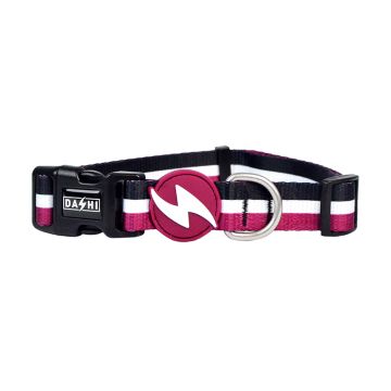 Dashi Κολάρο - Περιλαίμιο Γάτας Stripes Purple & Black 20-30cm