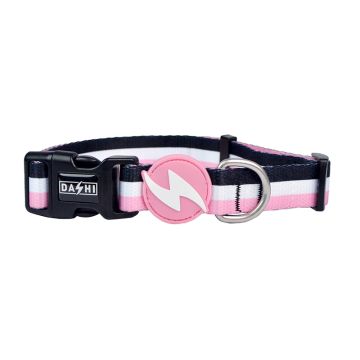 Dashi Κολάρο - Περιλαίμιο Γάτας Stripes Pink & Black 20-30cm