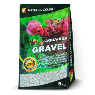 Pet Διακοσμητικά Χαλίκια Λευκά 3-5mm 5Kg